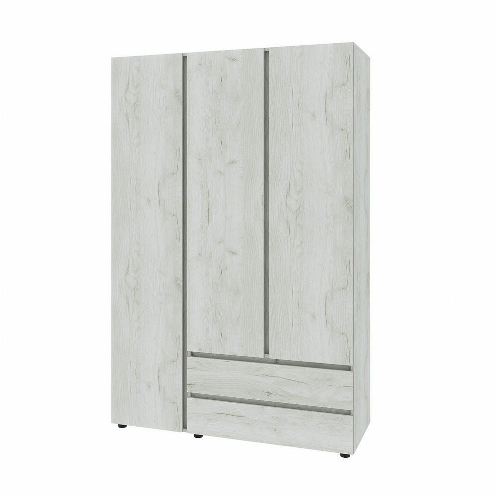 Шкаф трехдверный Эверест ШЛ-3 Лайт Дуб Крафт белый (DTM-071085)