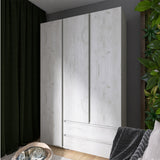 Шкаф трехдверный Эверест ШЛ-3 Лайт Дуб Крафт белый (DTM-071085)