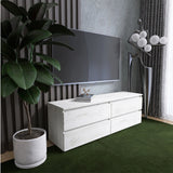 Тумба под телевизор Эверест ЛТВ-1400 Лайт 140х38х49 см Дуб Крафт белый (DTM-071082)