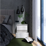 Тумба прикроватная Эверест ТЛ-1 Лайт 45х38х49 см Дуб Крафт белый (DTM-071083)