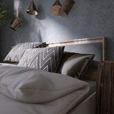 Кровать двуспальная (ламельный каркас) Эверест Сити-1600 200,5х168,8х82,6 см Дуб сонома/Белый (DTM-071114)