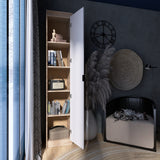 Шкаф-пенал закрытый Эверест Сити-400 Дуб сонома/Белый (DTM-071094)