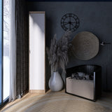 Шкаф-пенал закрытый Эверест Сити-400 Дуб сонома/Белый (DTM-071094)