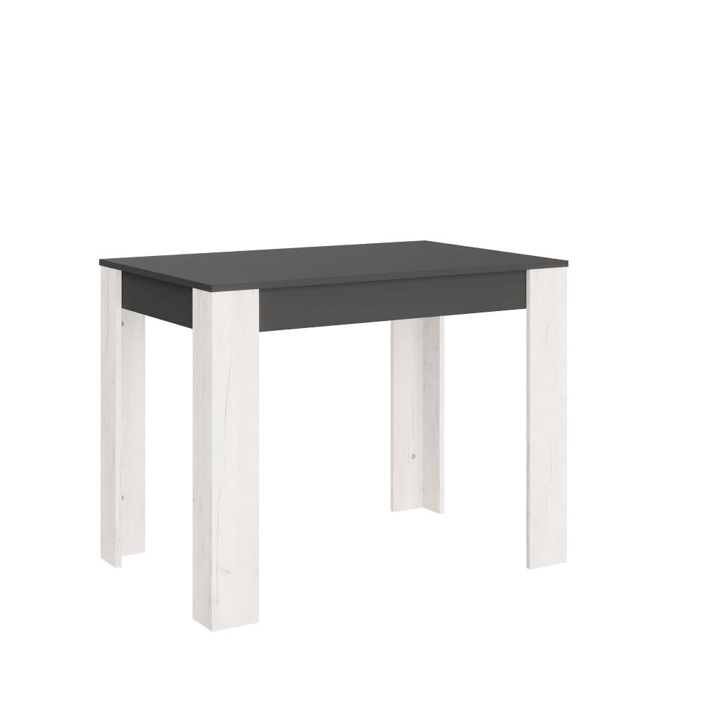 Обеденный комплект Эверест стол СТО-1/4 табурета Т-1 (4шт) Графит/Дуб крафт белый (DTM-071149)