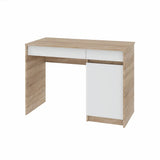 Письменный стол с 2 ящиками и закрытой секцией Эверест Сити-1100 110,1х50,1х76,6 см Дуб cонома/Белый (DTM-071104)