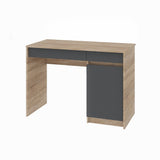 Письменный стол с 2 ящиками и закрытой секцией Эверест Сити-1100 110,1х50,1х76,6 см Дуб cонома/Графит (DTM-071103)