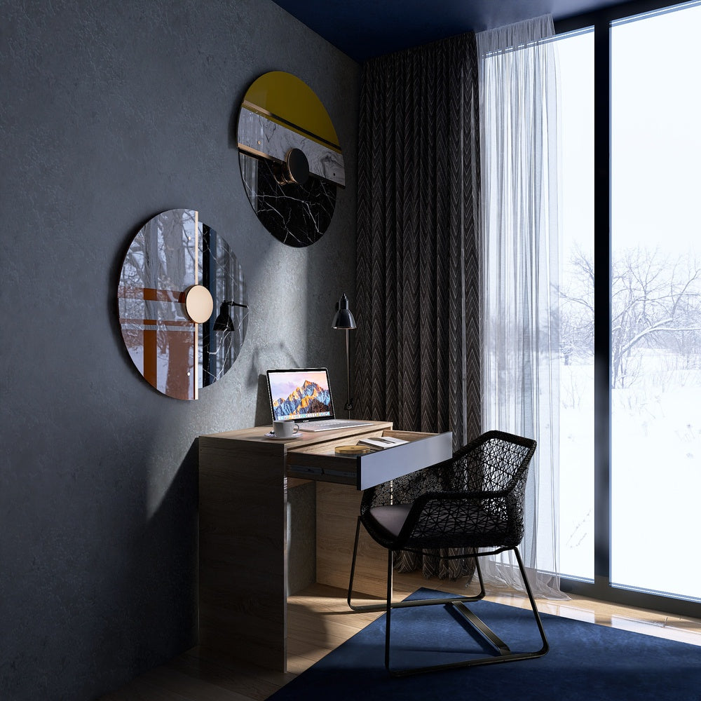 Стол письменный Мини с выдвижным ящиком Эверест Сити-750 75,2х38х74,6 см Дуб cонома/Графит (DTM-071105)