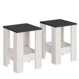 Табурет Эверест Т-1 (2шт.) Графит/Дуб крафт белый (DTM-071145)