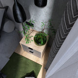 Тумба прикроватная Эверест Сити-450 45,2х38х44,2 см Дуб сонома/Графит (DTM-071089)